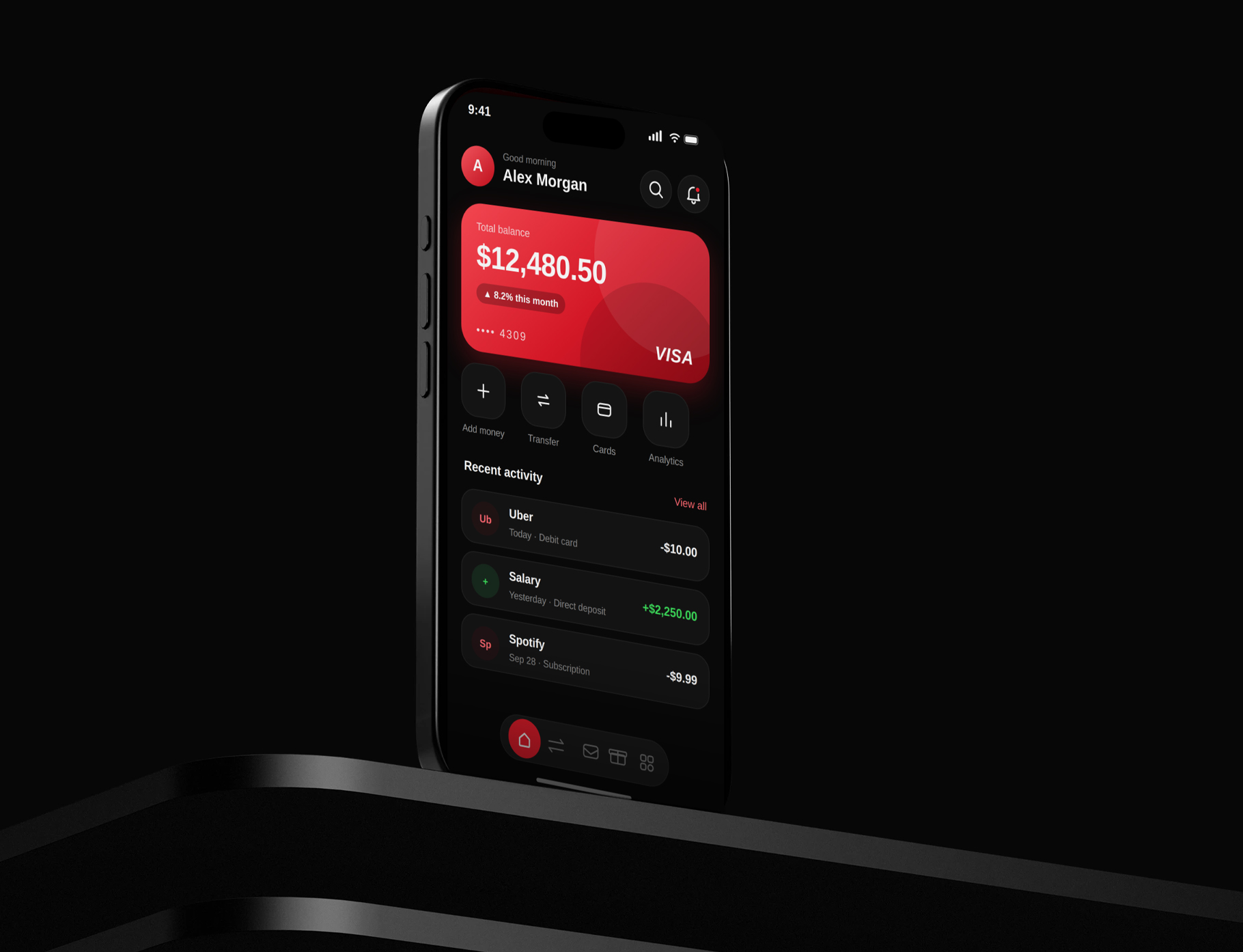 Banking App UI case study: screen 11
