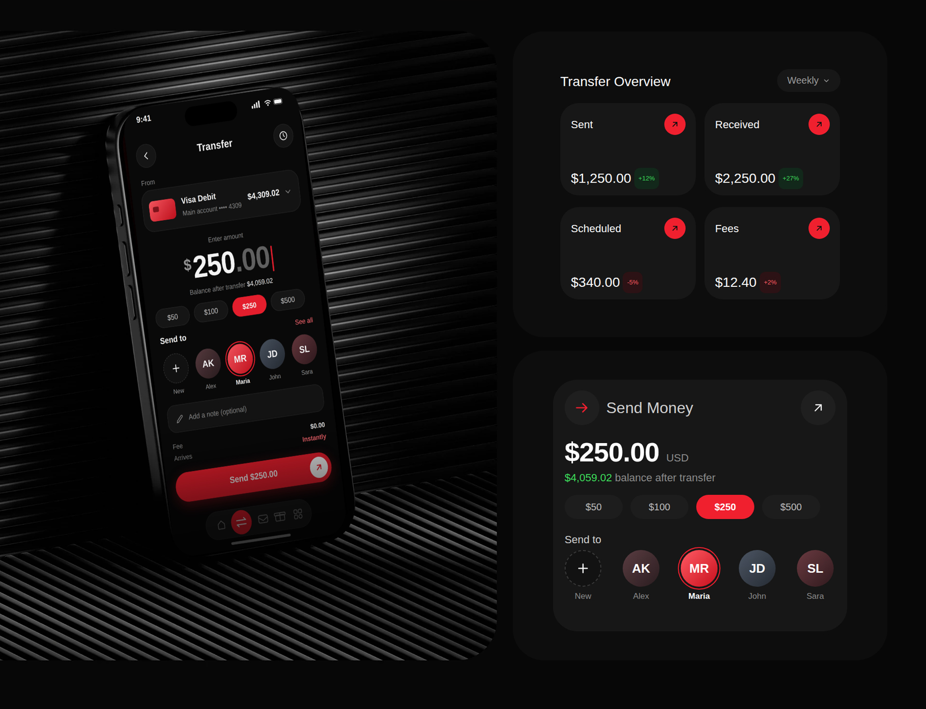 Banking App UI case study: screen 6